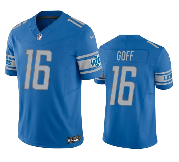 Detroit Lions #16 Jared Goff Blue 2023 F.U.S.E. Vapor Untouchable Limited Stitched Jersey - Click Image to Close